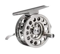 B Baosity Moulinet de Pêche à La Mouche Aluminium Alliage Léger Structure Solide Double Frein pour Pêche à La Mouche en Eau Douce et Eau Salée Pêche sur Glace C, Grand