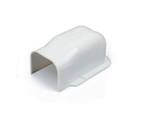 B Baosity Mur PVC pour Climatisation Gaine Douille Protection en PVC Robuste pour Couvrir Lignes Frigorifiques et Câbles Montage Simple avec Trous Pré-percés, 160 120mm