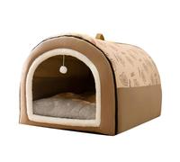B Baosity Niche pour et Chien 2 en 1, Lit Lavable, et Chaud pour Chats D'intérieur et Chiots D'extérieur. Accessoires pour Animaux de, m