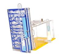 B Baosity Nid de Fourmis Transparent, Boîte de Présentation pour Jouets éducatifs, Ferme de Fourmis pour Amoureux, Décoration d'anniversaire, Fête des Enfan, Bleu