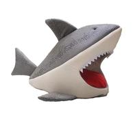 B Baosity Nid pour/Chien en Forme de Requin (55 X 30 X 40 Cm), Maison Apaisante pour Chatons, Chats D'intérieur et Petits Chiens, Gris