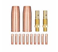 B Baosity Nozzle Assembly Kit Buse de Soudage Ensemble Accessoires MIG Embout Consommables en Cuivre et Laiton Résistants Adaptés à l'Entretien Réparation Atelier de Fabrication