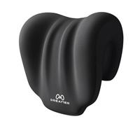 B Baosity Oreiller de en Mousse à Mémoire de Forme, Oreiller Cervical, Soutien Lombaire, Dossier de Chaise, Coussin Amovible, Convient pour Bureau, Noir