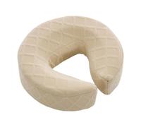 B Baosity Oreiller Visage Salon pour Table Massage Coussin Mémoire de Forme Soutien Cou Universel Design Ergonomique Tissu Respirant Adapté Aux Soins Esthétique, Beige