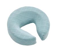 B Baosity Oreiller Visage Salon pour Table Massage Coussin Mémoire de Forme Soutien Cou Universel Design Ergonomique Tissu Respirant Adapté Aux Soins Esthétique, Bleu Clair