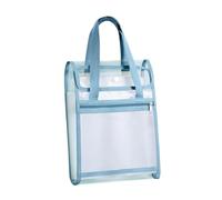 B Baosity Organisateur de Documents Dossier Expansible Vertical Porte-documents Portable avec 13 Compartiments en PVC Adapté au Bureau Étudiant Domicile, Bleu