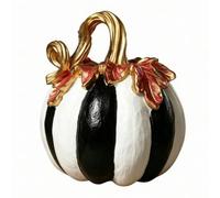 B Baosity Ornement Tige Feuilles Sculptées Sculptural Décorative en Résine Polyvalente Décoration pr Entrée, Rayure Verticale