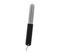 B Baosity Outil D'Affûtage de Hameçons Portable en Diamant avec Trois Rainures et Poignée Antidérapante pour Un Entretien Optimal des Hameçons Adapté à La Pêch, Manche Noir