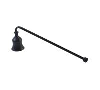 B Baosity Outil D'extinction de Bougie En Métal avec Couvercle de Mèche et Long Manche de 19 Cm, NOIR