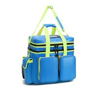 B Baosity Pack d'urgence Imperméable Sac à Dos Ambulancier Sac Médical Trousse Secours Organiseur Poches Frontales Ouverture Large Transport Résistant Matière, Array, Bleu