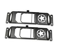 B Baosity Paire De Pied Pliant en Métal pour Marchepied De Porte Antidérapante en Métal pour Jeep Wrangler JK