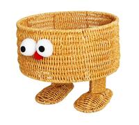 B Baosity Panier de Rangement Tissé à La Main, Panier de Service à, Décoratif, Organisateur de Comptoir de Campagnard, Meuble de Rangement pour