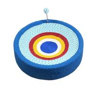B Baosity Panier pour Chat, Griffoir en Carton, Jouet Interactif pour Chaton avec Balle, Protection pour Meubles de Salon, Tapis à Griffer Rond pour Chat