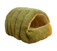 B Baosity Panier pour Chat, Niche Douillette et Confortable, Auto-chauffante et Sécurisée, Abri pour Chatons, Accessoires pour Hérisson, Lapin et Hamster, Green M