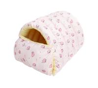 B Baosity Panier pour Chats D'intérieur, Niche Fermée, Sac de Couchage Doux et Confortable, Nid pour Chat, Grotte pour Chiens, Chats et Chiots, Accessoires, Peach S