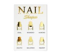 B Baosity Panneau D'affichage de Nail Art, Support de Présentation de Pointe D'ongle, Accessoires de Nail Art de Bricolage, Présentoir D'ongles pour Outil de Na, 19 cm x 26.5 cm x 2 mm.