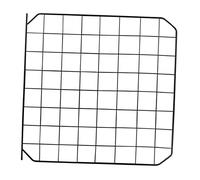 B Baosity Panneau Portable, Cage, Clôture Extensible En Fer à Monter Soi-même, Fil de Fer pour de Camping, Petits Animaux, Jardin, Chiot, Porte noire