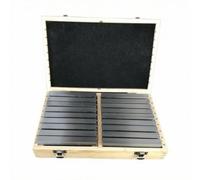 B Baosity Parallel Clamping Blocks Blocs Métalliques Parallèles Cales de Réglage Plaquettes d'Usinage Entretoises d'Étau Acier, 36 Pièces 150x8 Nombres Pairs, Trempé Et Durci Haute Précision
