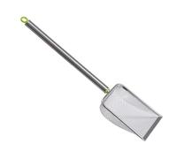 B Baosity Pelle à Litière pour Chat en Acier Inoxydable, Pelle à Litière Robuste avec Long Manche, pour Animaux de Compagnie, Maille 4.3X4.3mm