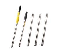 B Baosity Perche Télescopique pour Peinture, En Alliage D'aluminium, Idéale pour Peindre Revêtements Muraux et Moquettes, 5 pôles