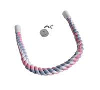 B Baosity Perchoir en Corde pour Oiseaux, Accessoire de Cage, Support Suspendu pour Perroquets, Jouet pour Cage à Oiseaux, Corde pour Perruches et Inséparables, 35cm