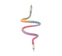 B Baosity Perchoir en Corde pour Oiseaux, Jouet en Coton pour Perroquets, Accessoire pour Animaux de Compagnie en Coton, Corde d'escalade Colorée pour Perro, Style B