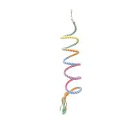 B Baosity Perchoir en Corde pour Oiseaux, Jouet en Coton pour Perroquets, Accessoire pour Animaux de Compagnie en Coton, Corde d'escalade Colorée pour Perro, Style D