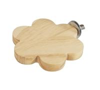 B Baosity Perchoir Suspendu en Bois pour Perroquets, Plateforme de Jeu, Jouets d'angle, étagère, Aire de Jeux, Branches pour Conures, Hamsters et Perruches, Un