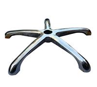 B Baosity Pied de Chaise de Bureau Universel, Renforcé, en Alliage D'aluminium, Pivotant, pour Chaise de Gaming. Partie Inférieure de Chaise de Bureau.