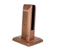 B Baosity Pince En Verre Support de Tablette Pince Fixation Structure Vitrée En Acier Inoxydable Montage Mural Adapté Entrée Terrasse, or Rose