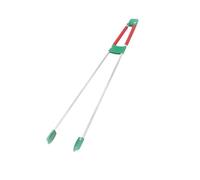 B Baosity Pince Ramasse-déchets Légère Ergonomique Pince Longue Antirouille Outil de Ramassage Pp Aluminium Adapté Aux Personnes Âgées Entretien de La, Rouge