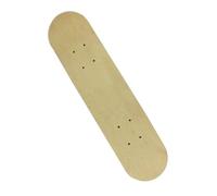 B Baosity Planche de Skate Blank Skateboard Deck Bois Décoratif Remplaçable Facile à Peindre pour Création Artistique Apprentissage Débutant Sports Urbains, 60cmx15cm