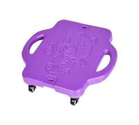 B Baosity Planche de Sol Scooter Plateau Spécial Enfants avec Poignées Ergonomiques et roulettes Sécurisées en PP Favorise l'Équilibre pour Utilisation Gym, Violet