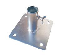 B Baosity Plaque de Base D'échafaudage 5,91 Pouces X 5,91 Pouces. Installation Facile.