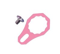 B Baosity Plaque de Verrouillage Moulinet Pièce Remplacement Poignée Pêche Aluminium Alliage Accessoire Robuste Adaptée Aux Amateurs de Pêche DIY Réparation Ent, Rose Clair