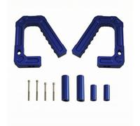 B Baosity Poignée de Porte de Véhicule Passager d'Assistance Avant en Alliage d'Aluminium Rigide avec Vis et Entretoises Fournies Prise , Bleu