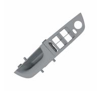 B Baosity Poignée Intérieure de Voiture Panneau de Commutateur de Porte Cadre de Commande Biseau de Lève Plastique Conçu pour E90 Fenêtres et Rétroviseurs, Gray, Standard Long