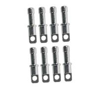 B Baosity Poles Male End Tips Aluminium Embouts Réparation Accessoires de Manchon de Tige pour Tentes Embouts de Pieds Rechange Adaptés Au Camping Randonnée PIQ, Paquet de 8