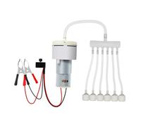 B Baosity Pompe à Air Silencieuse pour Aquarium avec Accessoires de Bullage, Outil Léger, Multifonctionnel et économe en énergie, Pompe à Air pour Aquarium 12 V, Style 2