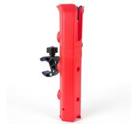 B Baosity Porte-canne à Pêche Support Canne Fixation Plastique avec Bras Rotatif pour Stabilité Adaptée à la Pêche sur Bateau Yacht Aventures Nautiques, Rouge