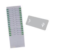 B Baosity Porte-cartes de Temps Mural pour Carte D'Assiduité Extensible avec Fentes Multiples Pp Léger Résistant Adapté Bureau Usine Entrepôt Atelier Gestion Du, 30 Emplacements