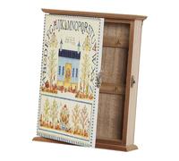 B Baosity Porte-clés Mural, Boîte de Rangement Polyvalente et Décorative avec Crochets pour Bureau, Maison et Entrée, Style C