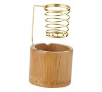 B Baosity Porte-encens En Bois et Métal Support Encens Base Stable Ornement Décoratif Entretien Simple Adapté pour Salon Bureau Cadeau Décoration de Table, 11 Cm X 11 Cm X 17.5