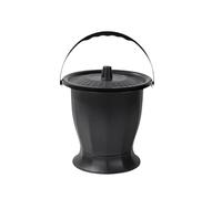 B Baosity Pot de Chambre avec Couvercle Urinal Seau Urinoir Bouteille Pot de Nuit Portable En Pp Léger et Pratique Adapté pour Femmes Personnes Âgées Enfants Vo, Noir