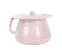 B Baosity Pot de Chambre Pot de Toilettes Urinoir Portable avec Couvercle Fonction Usage pour Adultes Enfants Chambre Nuit Camping, Rose