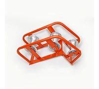 B Baosity Poulie Guidage Câble avec Roue Blanche Lisse Support en Acier Renforcé Axe Central et Douille d'Emboîtement pour Fils à, Poulie De Regard À Grande Courbure Roue En Aluminium