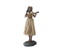 B Baosity Poupée Hawaïenne pour Tableau de Bord avec Guitare, 16 Cm, Figurine Décorative à Tête Oscillante pour Tableau de Bord Conducteur, Style b