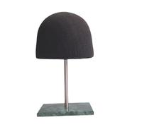 B Baosity Présentoir de Chapeaux, Support de Perruques avec Base, Styliste Débutant, Support de Chapeau Créatif et Pratique, Modèle de Support de Tête pour Couv, Noir