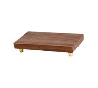 B Baosity Présentoir en Bois, Support surélevé, Socle pour Théière, Socle Polyvalent pour Vases, Présentoir pour Statues, Idéal pour Café, Fleuriste Ou Intérieu, 20 Cm X 10 Cm X 3.7
