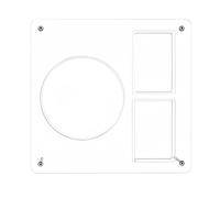 B Baosity Présentoir pour Cartes Photo et CD, Cadre de Protection pour Cartes Photo, Facile à Installer et Pratique, Contient 1 Cd et 2 Cartes